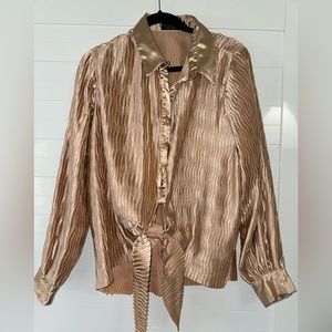 ASOS Shine oversized shirt